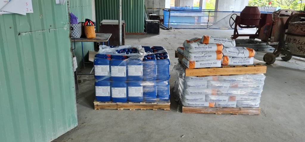 masterseal 540 giao về công trình
