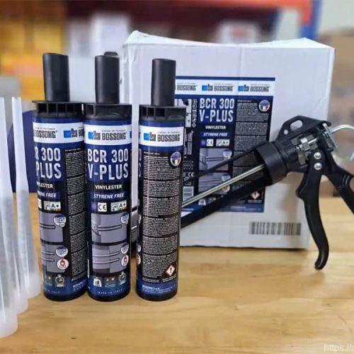 keo cấy thép bossong chống thấm xanh