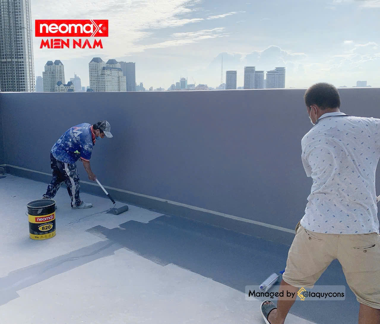 CHỐNG THẤM SÀN MÁI DÙNG NEOMAX 820