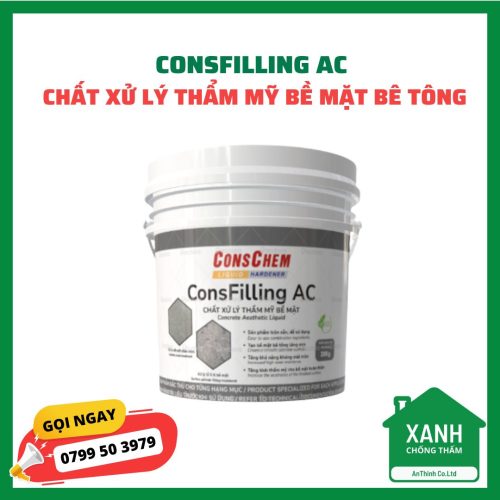 CONSFILLING AC – Chất xử lý thẩm mỹ bề mặt bê tông