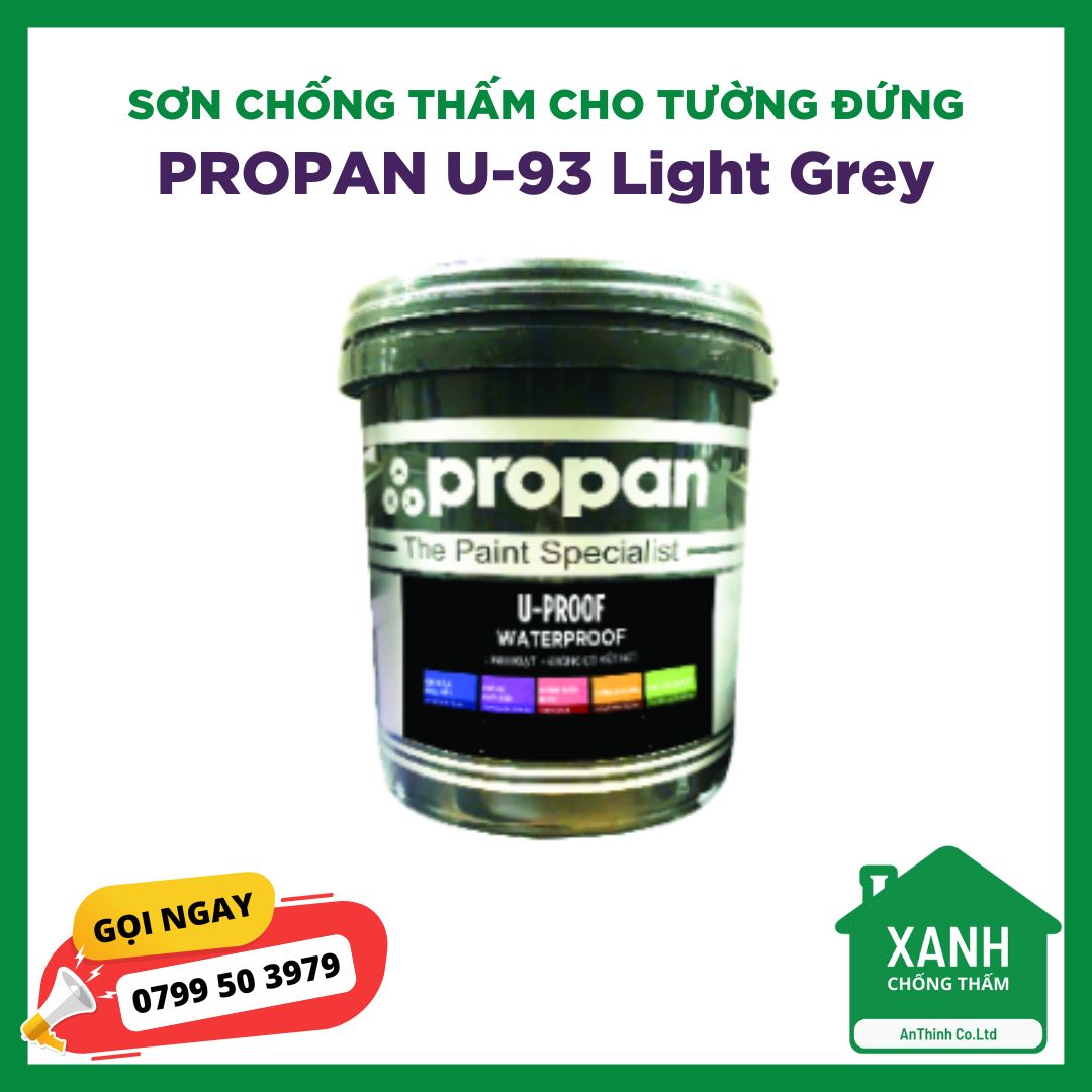 SẢN PHẨM CHỐNG THẤM Light Grey PROPAN U-93 Light Grey