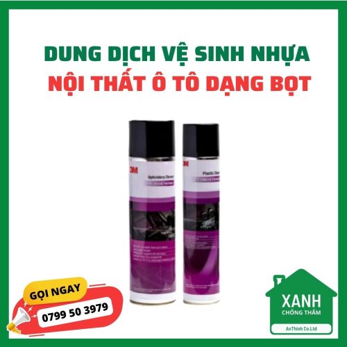 Dung dịch vệ sinh nhựa nội thất ô tô dạng bọt