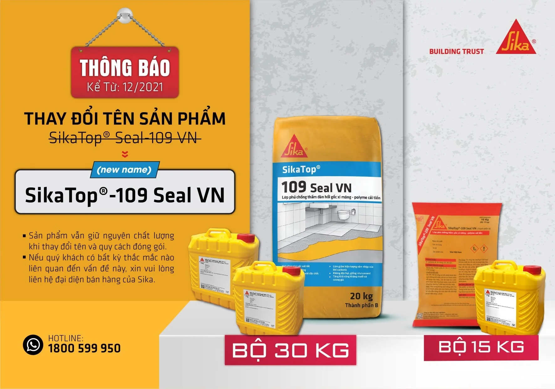 SIKATOP SEAL 109 VN CHÍNH HÃNG