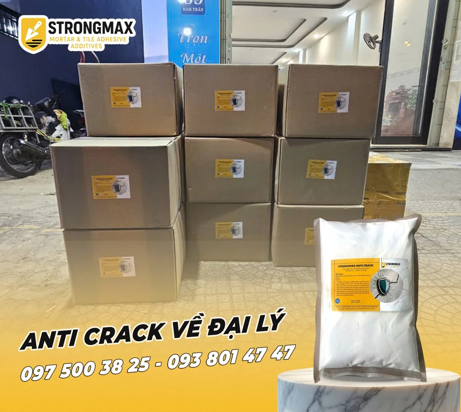PHỤ GIA TRỘN VỮA CHỐNG NỨT