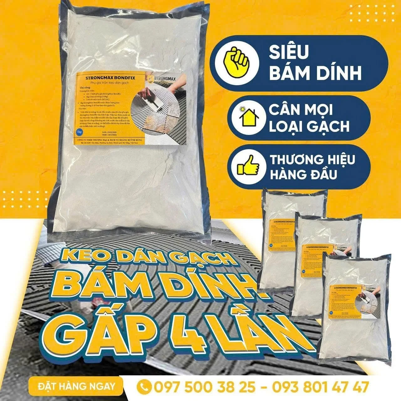 PHỤ GIA KEO DÁN GẠCH BONDFIX