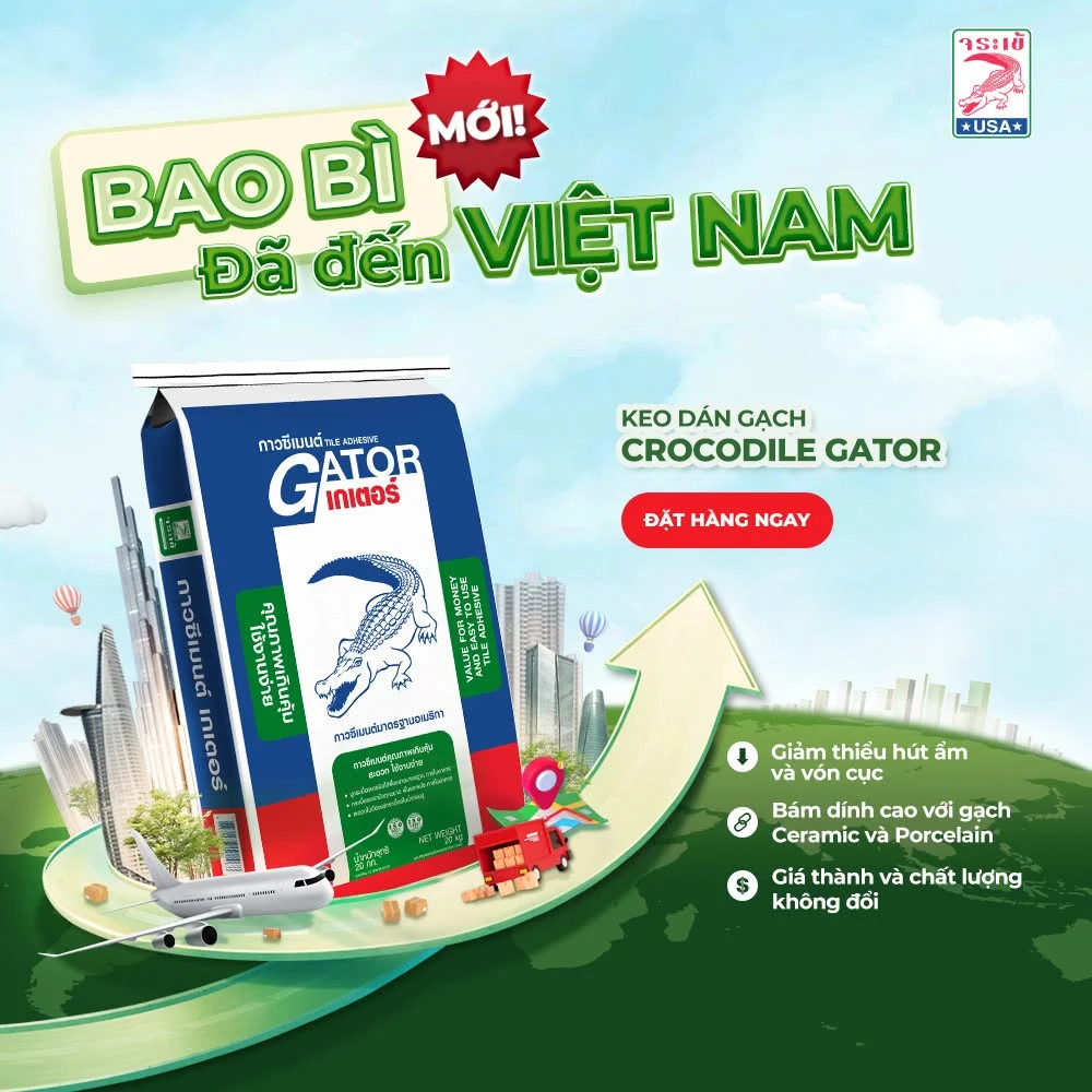 keo dán gạch gator chính hãng
