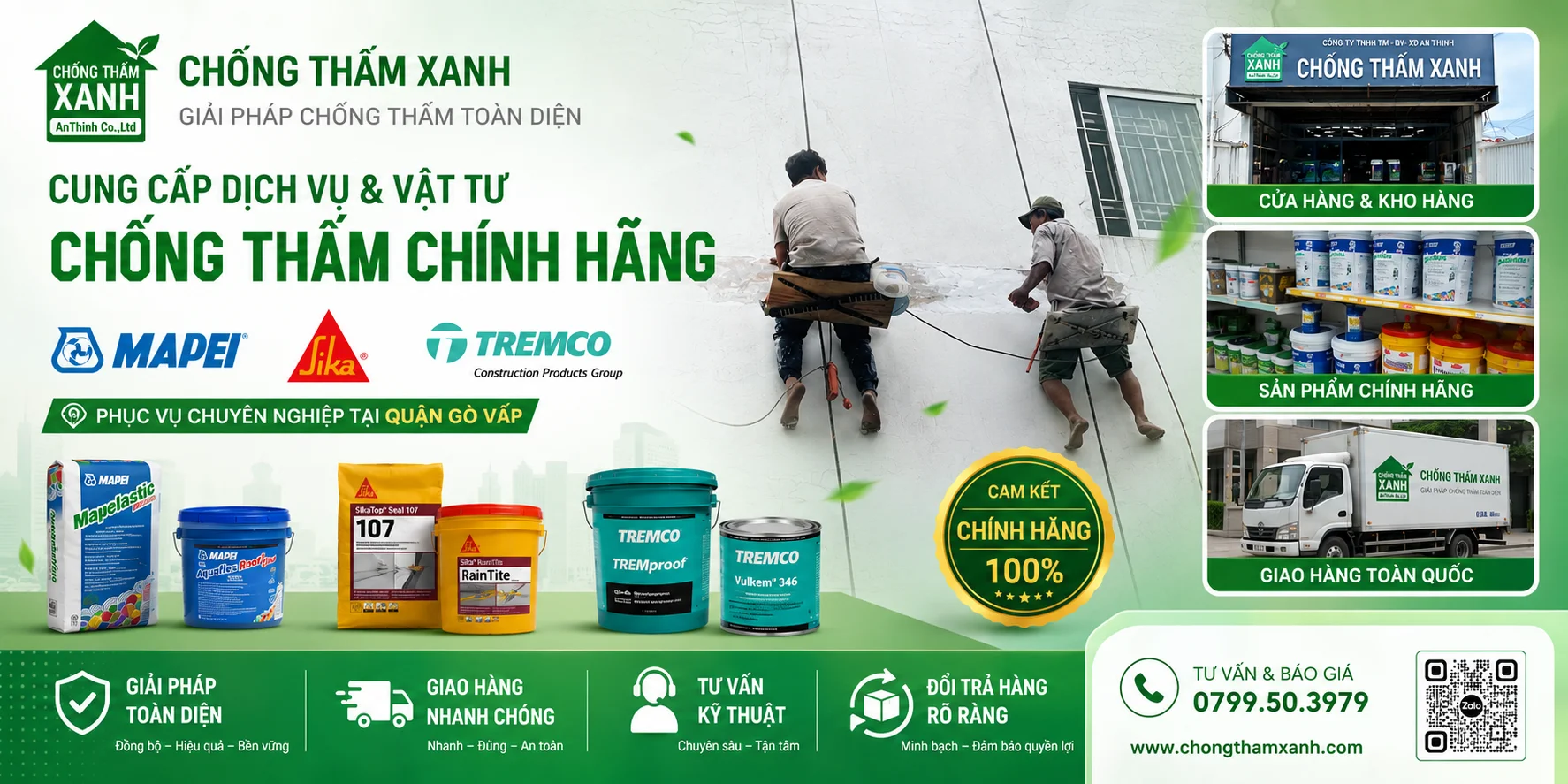 KEO CHỐNG THẤM CHÍNH HÃNG