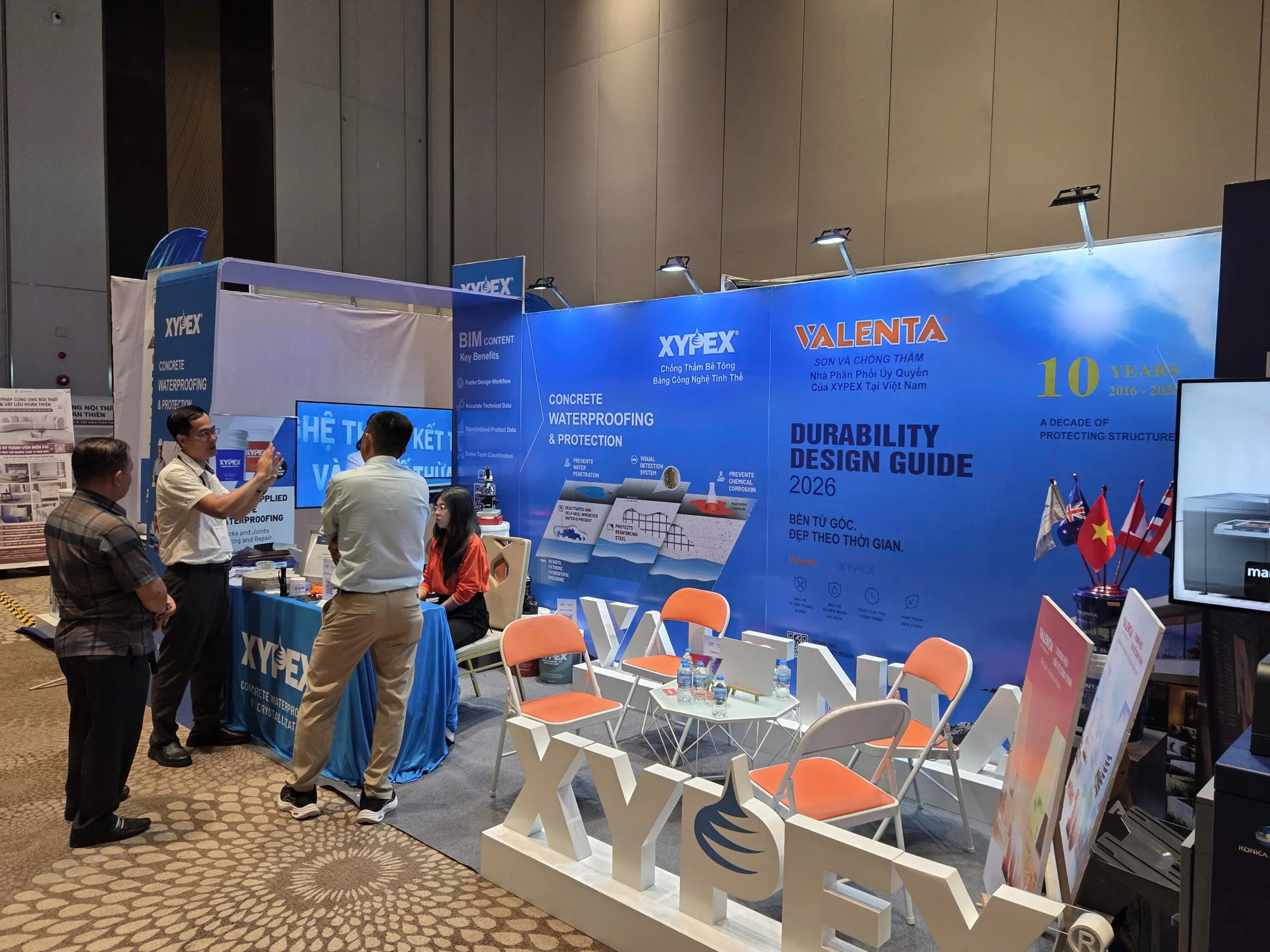 xypex chống thấm xanh