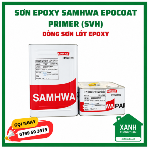 Sơn Epoxy Samhwa Epocoat Primer (SVH) - dòng sơn lót Epoxy
