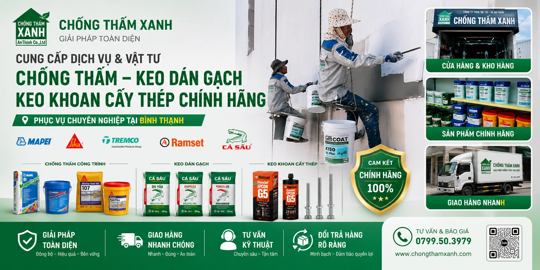 CHỐNG THẤM BÌNH THẠNH UY TÍN