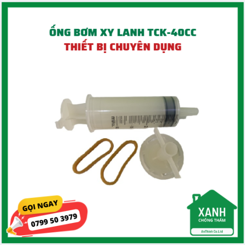 Ống bơm xy lanh TCK-40cc - thiết bị chuyên dụng