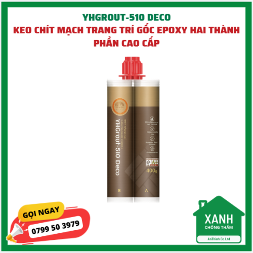 YHGrout-510 Deco - keo chít mạch trang trí gốc Epoxy hai thành phần cao cấp