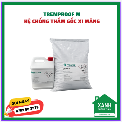 TREMPROOF M - hệ chống thấm gốc xi măng