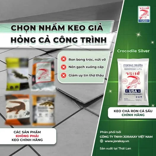 KEO CHÀ RON CÁ SẤU CHÍNH HÃNG