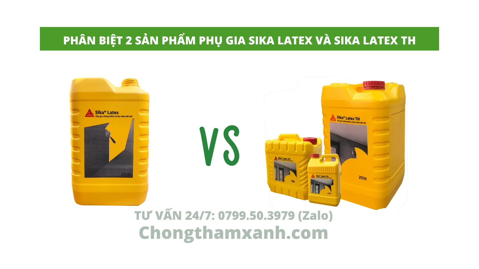 SIKA LATEX VS SIKA LATEX TH