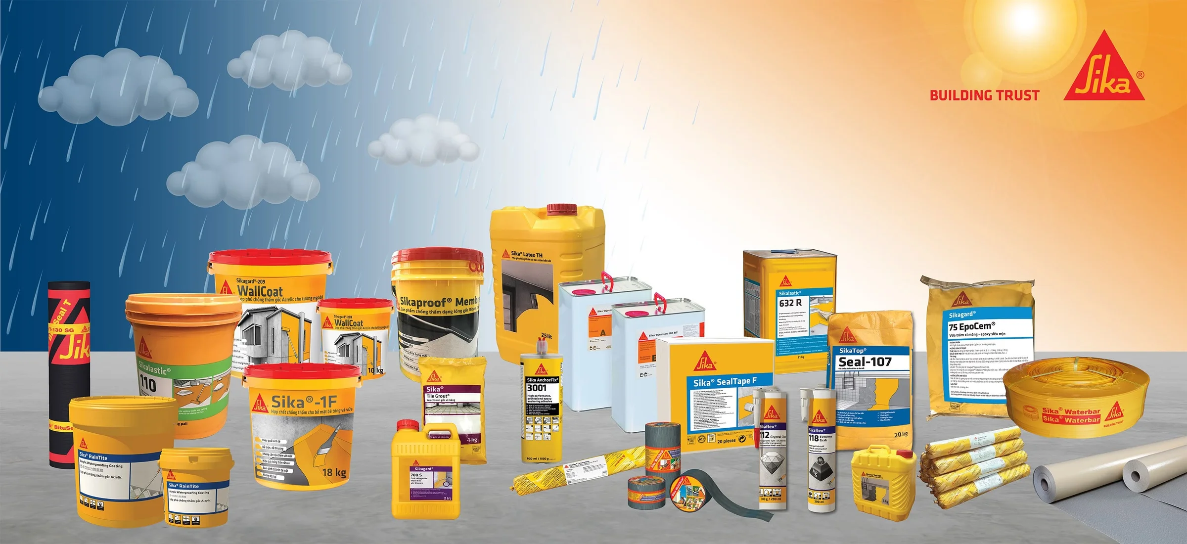 SIKA CHỐNG THẤM HỒ CHÍ MINH
