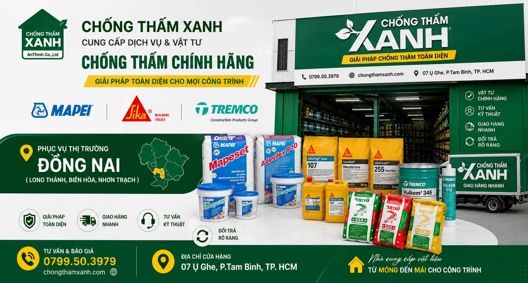 chống thấm đồng nai