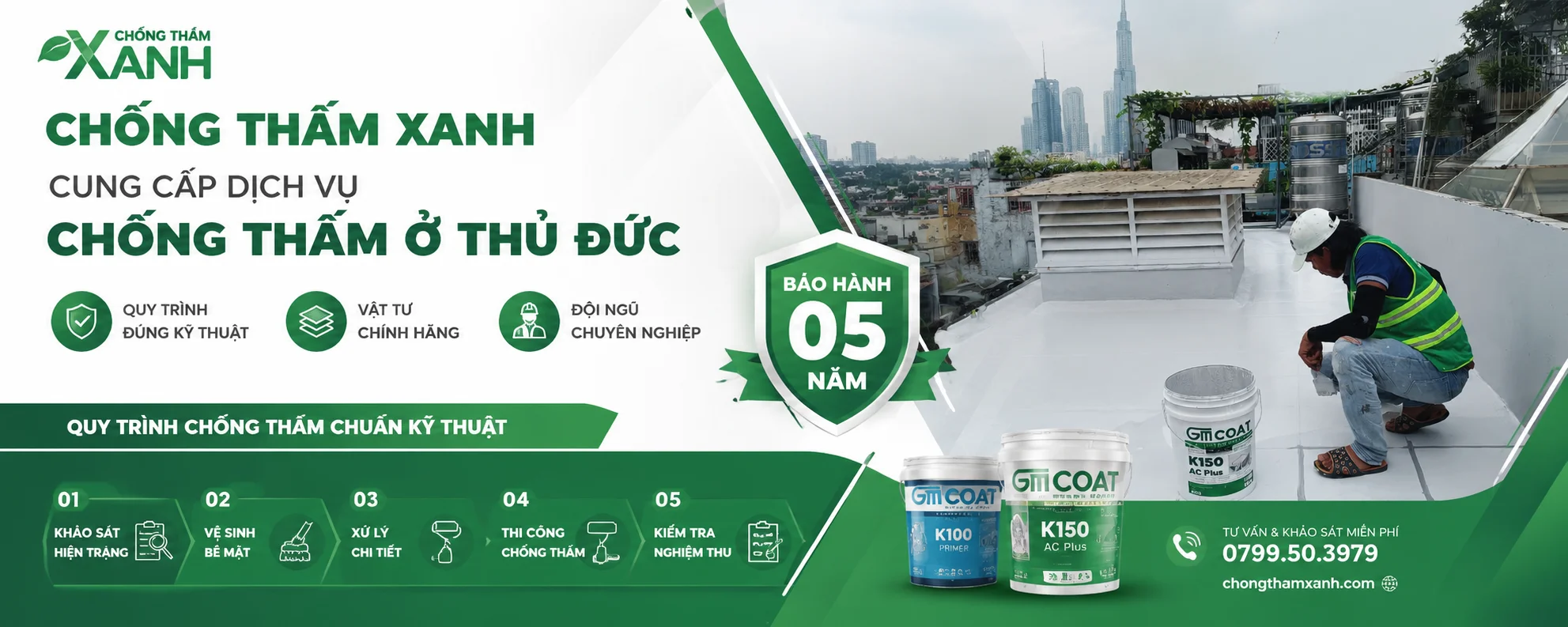 CHỐNG THẤM THỦ ĐỨC GIÁ TỐT