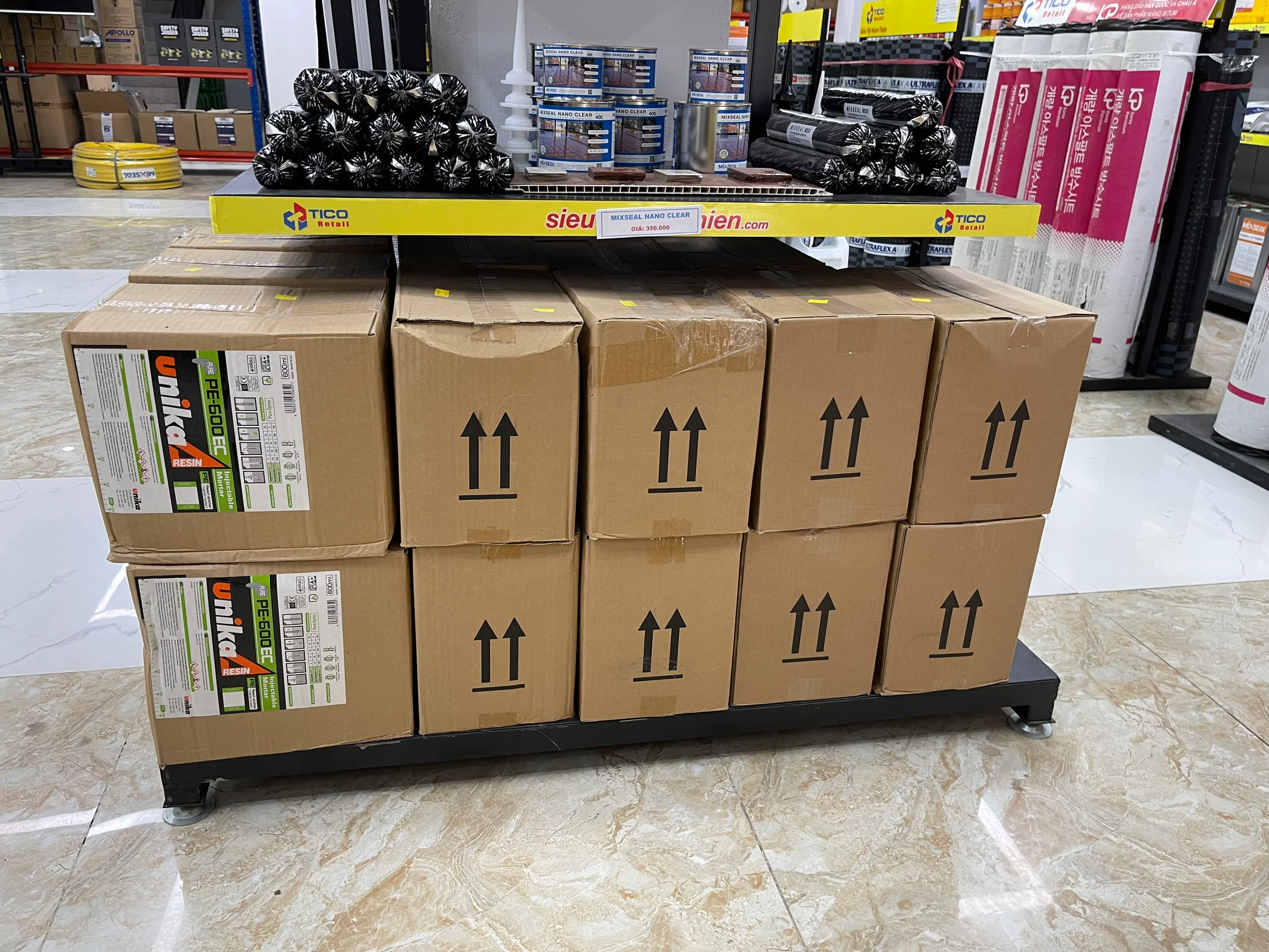 Keo khoan cấy thép Unika