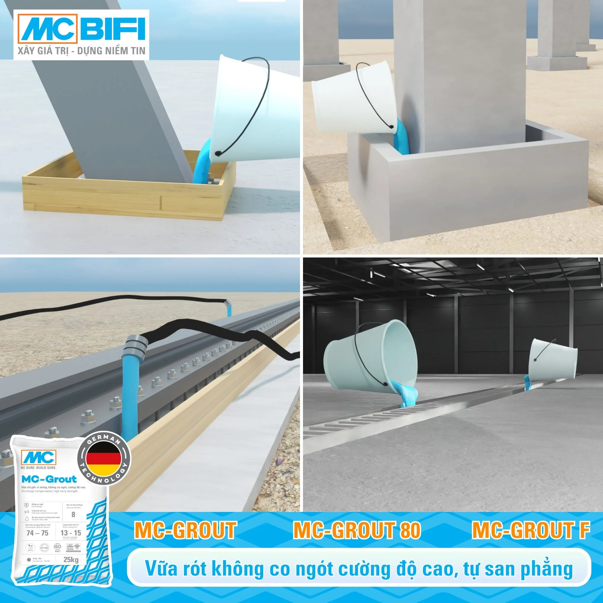 VỮA RÓT MC GROUT ĐẠI LÝ CHÍ MINH