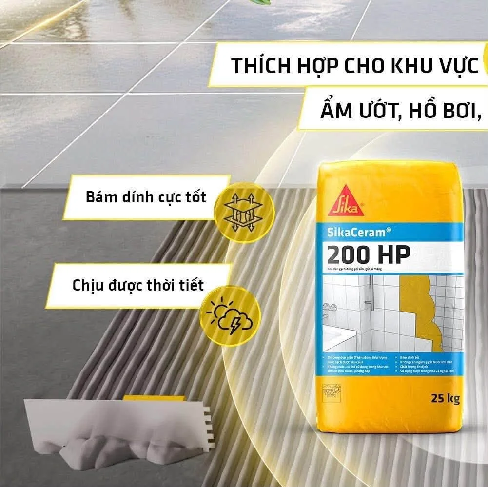 KEO DÁN GẠCH SIKA CERAM 200 HP TỐT